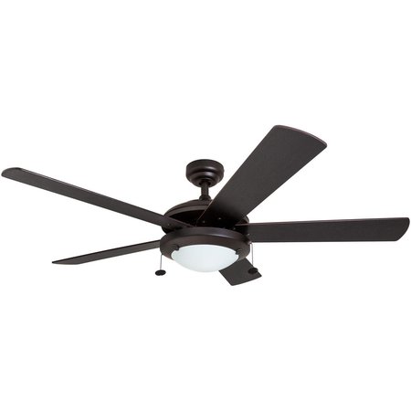 Prominence Home Bolivar, 52 in. Ceiling Fan with Light, Espresso 80099-40